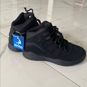 Shaq Kids Black High-Top Sneakers
